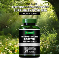 Kapsul penguat kinerja alami kapsul peningkatan Pria berbasis tanaman untuk pertumbuhan otot energi Stamina pria Formula vitalitas