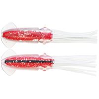 Des Échantillons gratuits 12cm Souple Squid Silicone Appât Gabarit Leurre Jupes En Caoutchouc D'eau Salée Big Game Fishing Lure