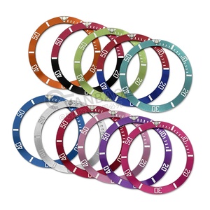 Boîtier de montre en acier aluminium ROAA 38 mm * 30,7 mm avec lunette en diamant pour Sub-Mariner Gmt Oyster Skx007 009 - Product Image 1