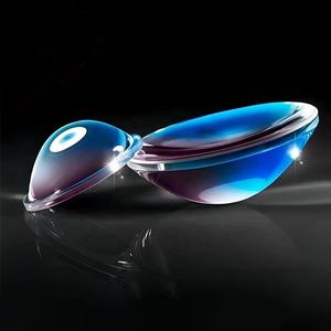 Lente esférica óptica pulida personalizada Lente de enfoque de condensador asférico de vidrio BK7 B270 óptico - Product Image 5