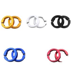 Accesorios para Manillar de Bicicleta con Procesamiento CNC Personalizado, Anillo de Bloqueo de Aleación de Aluminio, Se Puede Marcar con Logotipo - Product Image 2