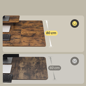 <span class=keywords><strong>VASAGLE</strong></span> <span class=keywords><strong>Scrivania</strong></span> Elettrica Regolabile in Altezza con Supporto Flessibile per Monitor, Tavolo Sit-Stand, <span class=keywords><strong>Scrivania</strong></span> Elettronica in Piedi - Product Image 4