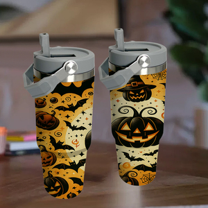 แก้ว<span class=keywords><strong>น</strong></span>้ำสแตนเลสข<span class=keywords><strong>น</strong></span>าด 30 ออ<span class=keywords><strong>น</strong></span>ซ์ ลายฟักทอง ค้างคาว ใยแมงมุม สำหรับเดินทาง ลายฮาโลวีนสุดหลอ<span class=keywords><strong>น</strong></span> เป็นมิตรกับสิ่งแวดล้อม เหมาะเป็<span class=keywords><strong>น</strong></span>ของขวัญสุด<span class=keywords><strong>น</strong></span>่ากลัว - Product Image 2