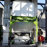 Ligne de production d'aliments pour animaux RICHI à économie d'énergie 3-4 T/H, machine à granulés