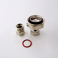 Conector de Antena Coaxial RF Macho Impermeable DIN 7/16 para Cable Coaxial Superflexible de 1/2'' y 50 Ohmios