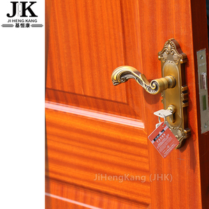 JHK-013 Juego Completo de <span class=keywords><strong>Puerta</strong></span> de MDF con <span class=keywords><strong>Marco</strong></span> Moldeado, Acabado Pintado, Resistente al Agua, para Interiores Modernos de Hotel, Tamaño Personalizado - Product Image 3
