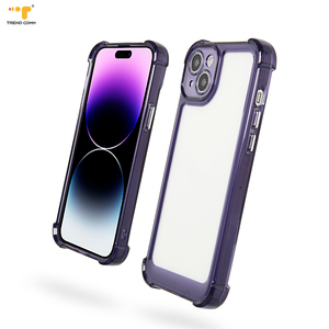 เคสกันกระแทกสีม่วงอะคริลิก TPU รุ่นใหม่ ปี 2026 สำหรับ <span class=keywords><strong>iPhone</strong></span> <span class=keywords><strong>11</strong></span> ถึง 14 <span class=keywords><strong>Pro</strong></span> <span class=keywords><strong>Max</strong></span> - Product Image 2