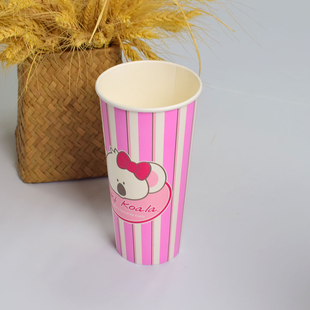 Biodegradable Paper Cups Disposable 12oz Single Wall Take Away Hot Cold Coffee Paper Cup With Lids Paper Cup with logo