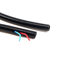 Faisceau de câbles en PP ondulé OEM résistant à la chaleur conduit flexible résistance aux UV conduit ondulé conduits de câblage
