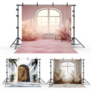 Chất Lượng Cao 2.88*3M Nhiếp Ảnh Nền Khung 3D Stereo In Nền Vải Ảnh Studio Backdrop Đạo Cụ Đứng Kit - Product Image 1