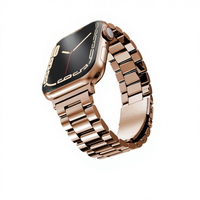 Correa Clásica de Acero Inoxidable para Apple Watch 10 42 44 45 46 49mm Ultra 6 7 8 9, Correa para Iwatch 38 40 41 42mm, Correas para Relojes Inteligentes