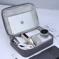 Vente en gros de sac organisateur de voyage sac portable pour câble USB numérique pochette de rangement pour accessoires électroniques pour câble USB pour écouteurs