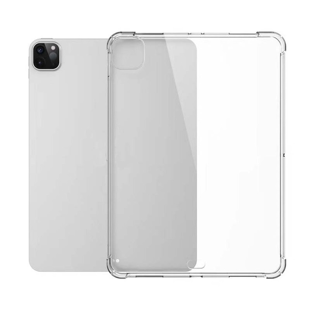 Timely Shipment Anti-Falling Design of Four-Corner Transparent Soft TPU Shockproof Tablet Case for Ipad 2 3 4