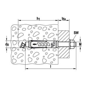 Fischer TA M-B genleşme çapaları-dişli çubuk sınıfı 8.8. (15 adet) - Product Image 4