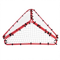 Rebondisseur de football pliable à 3 côtés en acier 131x30cm pour l'entraînement professionnel et les entraînements toutes saisons, but de football