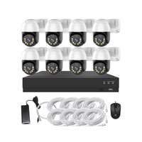 Promo Panas Sistem Keamanan 8MP 4CH 8CH IP CCTV Mendukung 8 Channel Poe NVR Camera Kit dengan Deteksi Manusia AI, Penglihatan Malam OEM/ODM