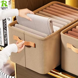 Dễ Thương Trẻ Em Đồ Chơi Tổ Chức Bé Quần Áo Gấp Hộp Lưu Trữ Đóng Mở Vải Lưu Trữ Cube Hộp - Product Image 1