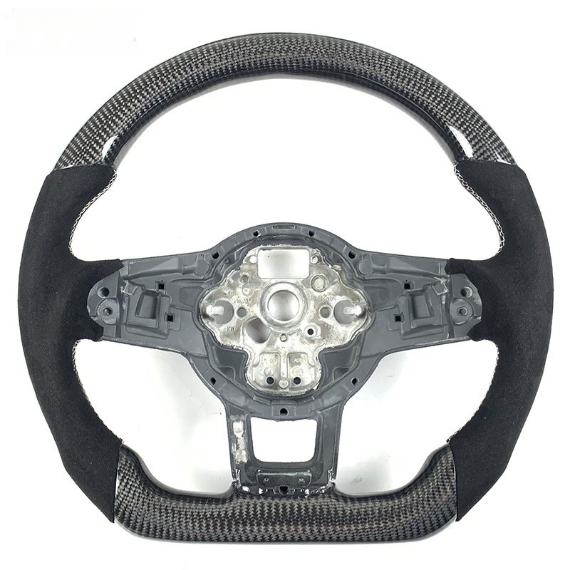 Perforated leather+Carbon fiber