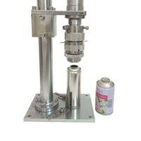 Machine de sertissage et de scellage manuelle pour aérosols REALMAX, machine de scellage semi-automatique pour aérosols, pour spray déodorant, spray capillaire