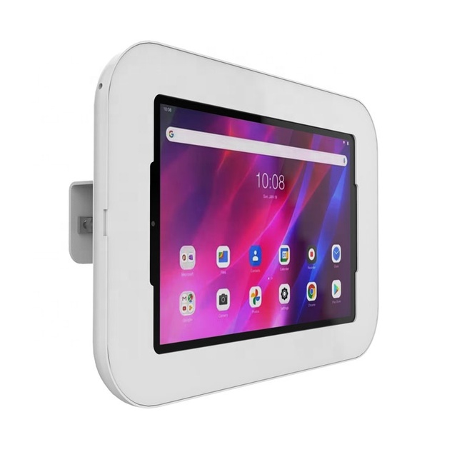 Lockable Car Headrest Tablet Holder for Car Back Seat Adjustable Tablet Enclosure Car Seat Wall Mount Case for Tablets