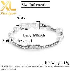Collier de perles en acier inoxydable style gothique, chaîne de clavicule, tendance neutre, personnalité Ins, charme punk éternel, mode - Product Image 4