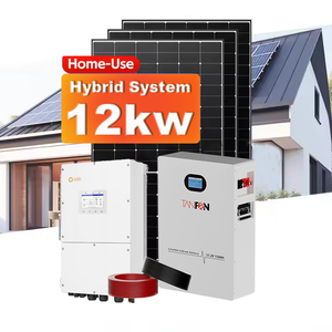 Panneaux solaires 12000w, prix, batterie d'alimentation domestique pour toute la maison, système solaire 24v 10kw - Product Image 1