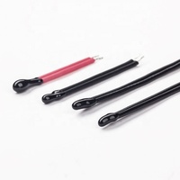 Termistor NTC Sensor de temperatura Cable MF52 Blackhead pequeño termistor de gota de agua 10K 50K 1% precisión para cafetera