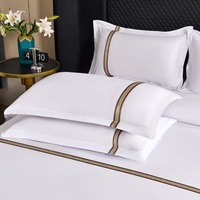 Parure de lit 4 pièces en coton hypoallergénique et écologique de qualité supérieure pour hôtels – Offre spéciale fournisseurs