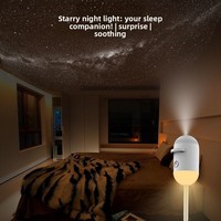 Projecteur d'étoiles USB mini, best-seller Internet, en matériau PE, lumière de nuit ciel étoilé, lampe d'ambiance moderne et minimaliste pour chambre à coucher