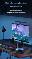 Nuevo Diseño G5 Mini Altavoz Colorido Generación Escritorio Subwoofer Inalámbrico Dispositivo de Audio RGB LED Batería