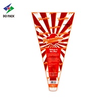 Pour DQ PACK Logo personnalisé imprimé Snack emballage pochette sac utilisation pour Pop Corn bonbons Baguette Cookie pain puce et sucre