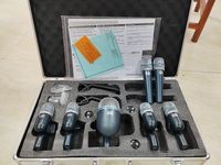 Kit de micro caisse claire/tom dynamique professionnel 7 Instrument de musique micro enregistrement tambour Microphone PGA DMK7