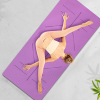 Tapis de yoga souple personnalisé avec logo imprimé, 8 mm, vert et noir, avec sangle de transport, matériau NBR, imperméable, respectueux de l'environnement - BSTAR