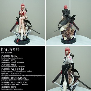 โมเดล PVC ตัวละครมาคิมะ นักล่าอสูร ท่าทางนั่ง สวยงาม ฟิกเกอร์โชว์สำหรับสะสม - Product Image 2
