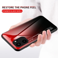 Étui de protection pour téléphone portable en verre trempé à dégradé de couleur de luxe, TPU souple, PC rigide pour OnePlus ACE6 ACE 6 5G