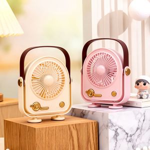 Portable <b>Desk</b> Fan With Brushless Motor Usb Rechargeable <b>Foldable</b> Handheld For Indoor Outdoor Use - Product Image 4