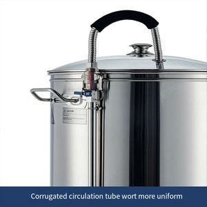 Máquina de Cerveza Artesanal, Equipo de Elaboración Casera Todo en Uno, Cubeta Pequeña para Hervir, Sacarificar y Fermentar - Product Image 3