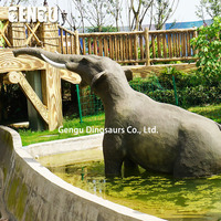Statue d'éléphant grandeur nature, modèle animal, vente chaude