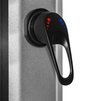 35L Noir Argent Autoportant Intégré PVC Piscine Extérieure Plage Jardin Douche Solaire Colonne Douche
