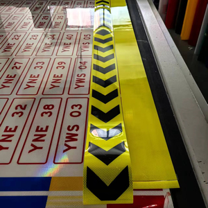 Alta intensidade diamante grau ponto adesivo fita reflexiva prismática para refletividade ideal - Product Image 1