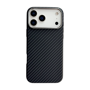 Luxe <span class=keywords><strong>carbon</strong></span> <span class=keywords><strong>fiber</strong></span> telefoonhoesje met textuur, magnetisch, voor iPhone 17 Pro Max, dun, mat, schokbestendig, magnetisch <span class=keywords><strong>carbon</strong></span> <span class=keywords><strong>fiber</strong></span> telefoonhoesje - Product Image 1