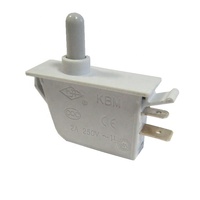 Interrupteur de porte de réfrigérateur IP40 2/4A 250VAC Ce, interrupteur d'éclairage de porte pour réfrigérateur