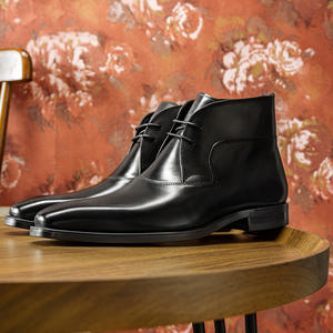 Zapatos de Cuero para Hombre, Estilo Otoñal, Modernos, Retro, Formales de Negocios, con Suela Gruesa, Casuales para Ocasiones Formales - Product Image 3