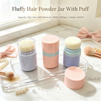 ISMAN Luxury 10g Bedak Tabur Biru Pink Lembut Dalam Wadah Dengan Puff, Kotak Bedak Tabur Kosong Grosir Label Pribadi Pabrik Profesional