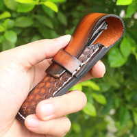 Couteau de poche pliant industriel DIY de haute qualité en acier Damas VG10 avec manche en titane - OEM disponible - Polyvalent pour la survie en extérieur