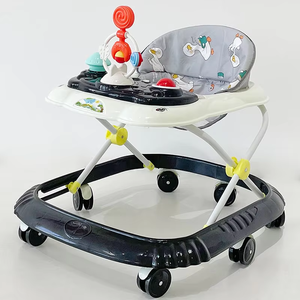 Trotteur Bébé Simple avec Musique, Poussette d'Apprentissage Premiers <span class=keywords><strong>Pas</strong></span>, Vélo Évolutif Assis-Debout, Installation Facile, Vente en Gros à Prix Abordable - Product Image 3