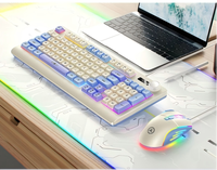 Ensemble de jeu KM900, clavier et souris filaires photoélectriques plug-and-play pour PC, configuration informatique