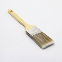 Pinceau mural en bois à poils en polyamide, très vendu - Qualité DIY, personnalisable OEM, manche en queue de castor, colle époxy, diverses tailles
