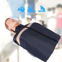 Modelo de RCP de medio cuerpo para entrenamiento de estudiantes, simulador de reanimación cardíaca computarizada de PVC, maniquí de ciencia médica para entrenamiento de RCP