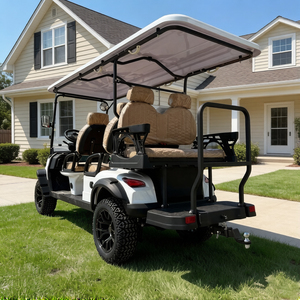 Voiturette <span class=keywords><strong>de</strong></span> golf électrique 6 places à 4 roues à énergie solaire, nouvelle voiture agricole <span class=keywords><strong>de</strong></span> l'usine Club Car - Product Image 4